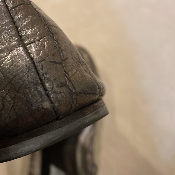 Tory Burch Kelly Ballet Flats in silver anthracite size 10 - Picture 7 of 7